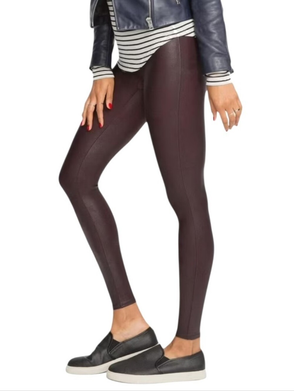 SPANX Ready-to-Wow Faux Leather Shaping Leggings